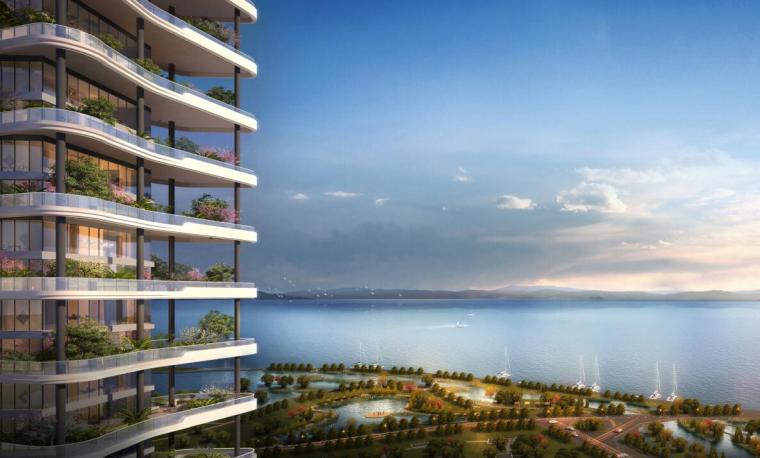 湖北滨湖豪宅平层 跃层现代高层建筑方案