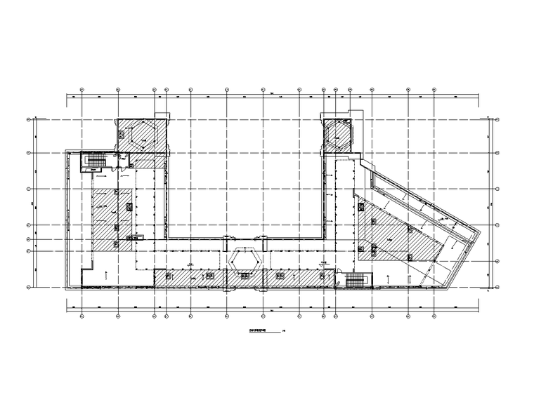 [陕西]商业街建筑结构机电图纸(大院设计)