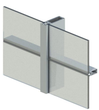 玻璃幕墙从构造上分为:构件式幕墙,单元式幕墙.