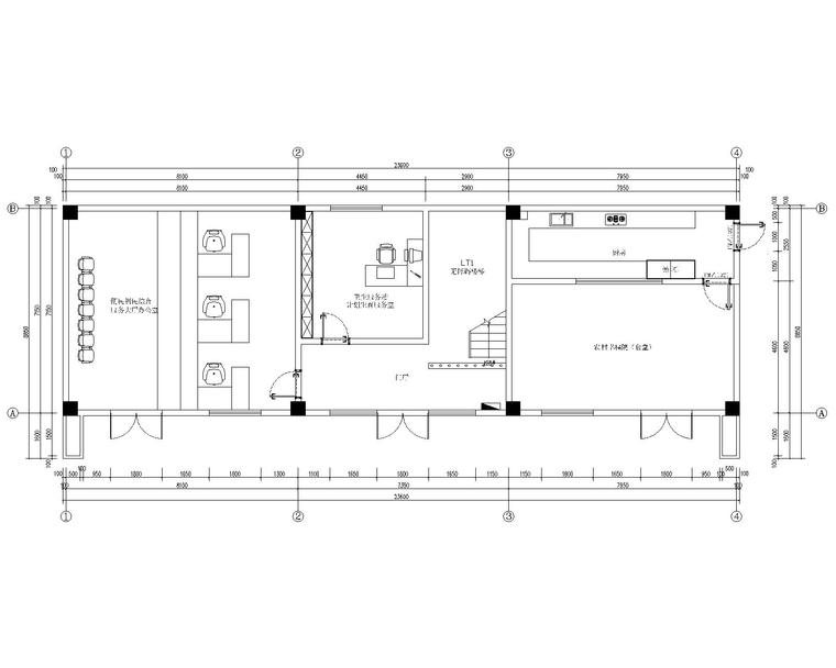 图纸内容包括设计说明,1f原始建筑图,1f平面布置图,1f地面铺装图,1f