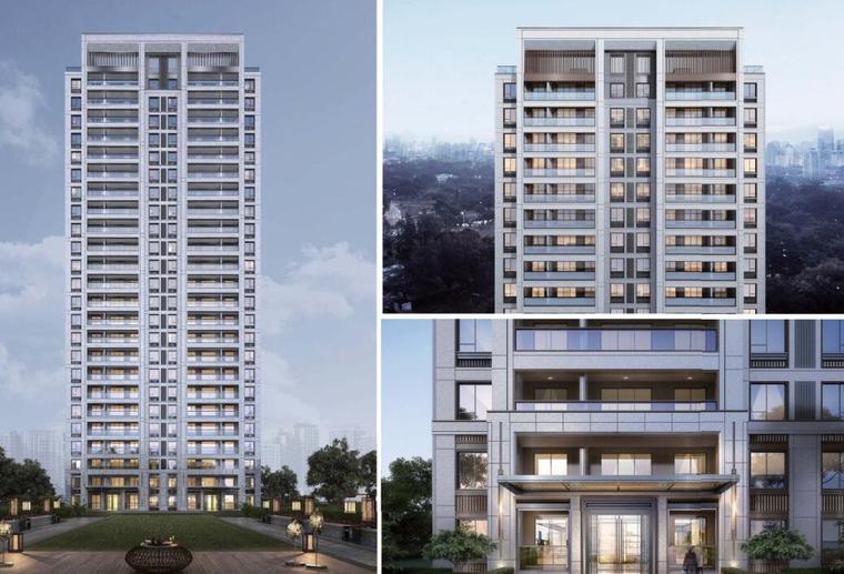 [浙江]现代高层住宅 商业建筑方案设计2020