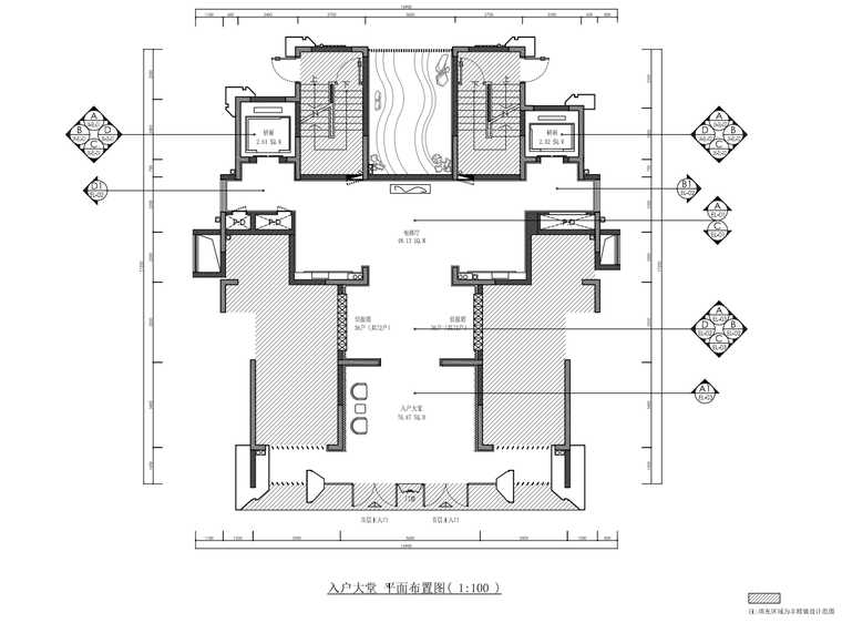 01 入户大堂平面布置图.png