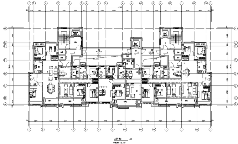 [河北]16套剪力墙结构住宅户型图2019