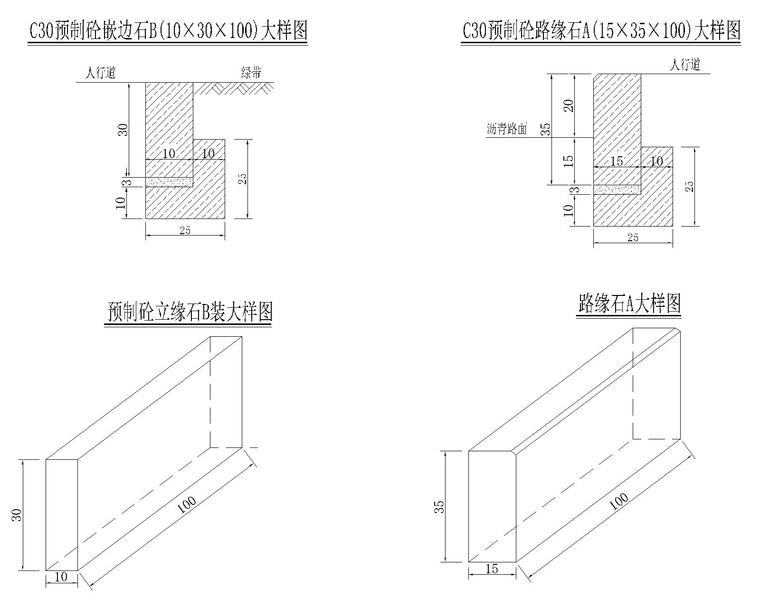 [四川]城市支路路面维修改造工程施工图2021