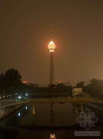 [分享]中央电视塔夜景灯光亮灯