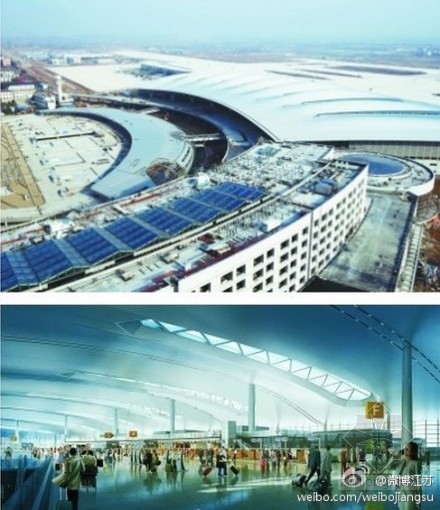 [分享]南京禄口机场新航站楼主体建成 如大鸟展翅