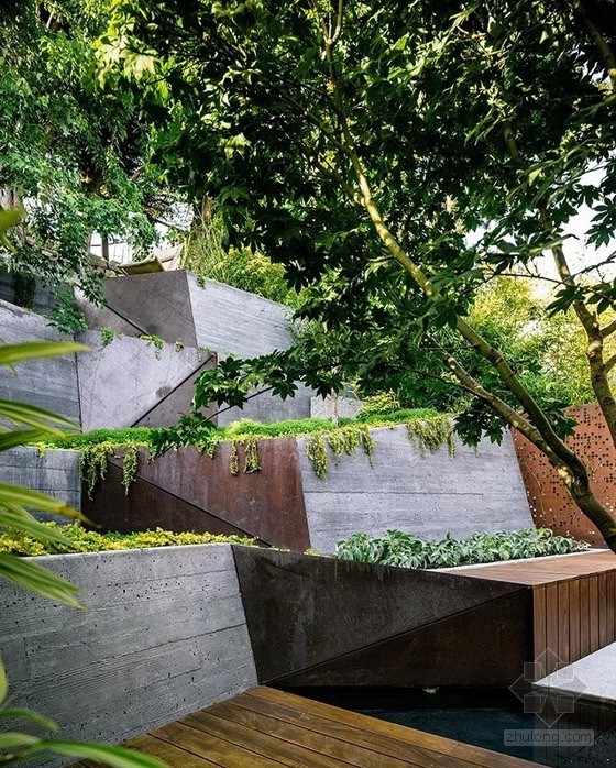 现代简约的台地秘境 希尔加德花园-景观新闻-筑龙园林