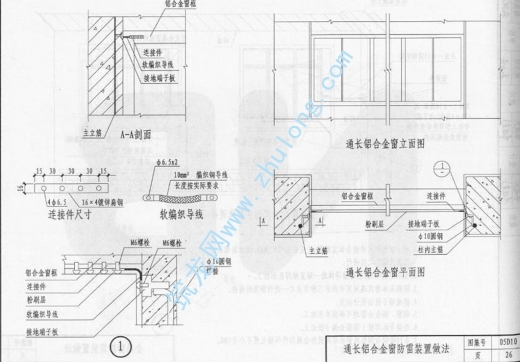 我这边的工程正好在临界下,所以就没有与窗户连接但是,05图集上都有的