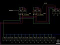求助，这是配电箱里的示意图，请问相关系统图怎样画