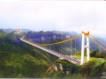 世界第一跨峡谷悬索桥-湘西矮寨悬索大桥