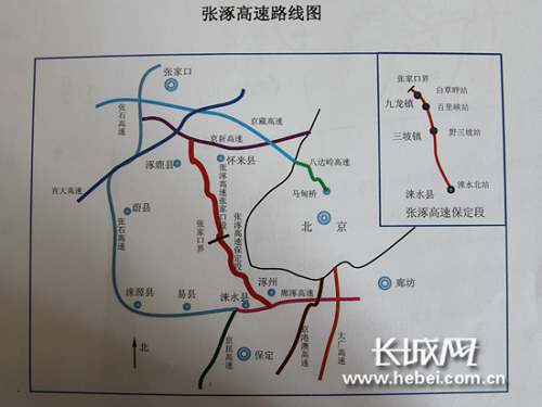 南连廊涿高速公路,是北京大外环中西北方向的重要组成部分,是河北