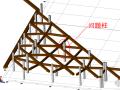 地下室框架柱与围护支撑梁相交，柱钢筋如何处理？