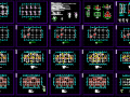 框架结构商住楼结构施工图.dwg