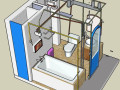  卫生间水管安装冷热水管的步骤