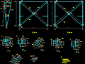 35m结构式门式钢结构工程CAD