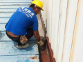 青龙防水材料性能卓越,大量使用在地板厂房铁皮屋防水补漏工程中