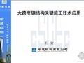 大跨度钢结构关键施工技术的应用