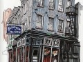 艺术家Stephen Gardner笔下的酒吧和咖啡厅