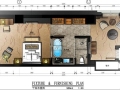 PSD彩色平面图教程之别墅设计平面方案