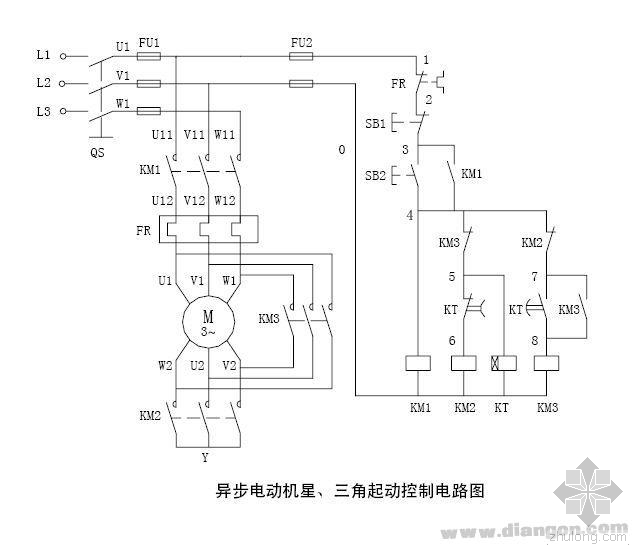 [分享]电机正反转,星三角启动,系统供电方式图,tn-c-s