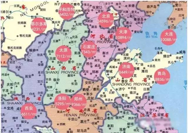 [讨论]2015年中国各大城市房价地图