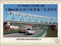 西平铁路后河村特大桥1-80m钢-砼组合桁梁施工技术研究