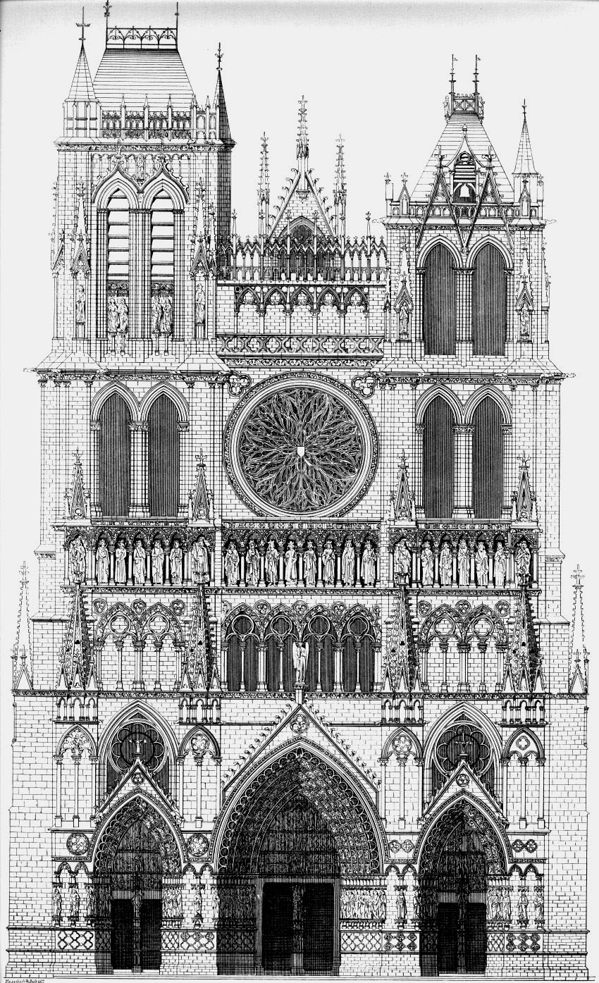 亚眠大教堂(cathedral amiens)