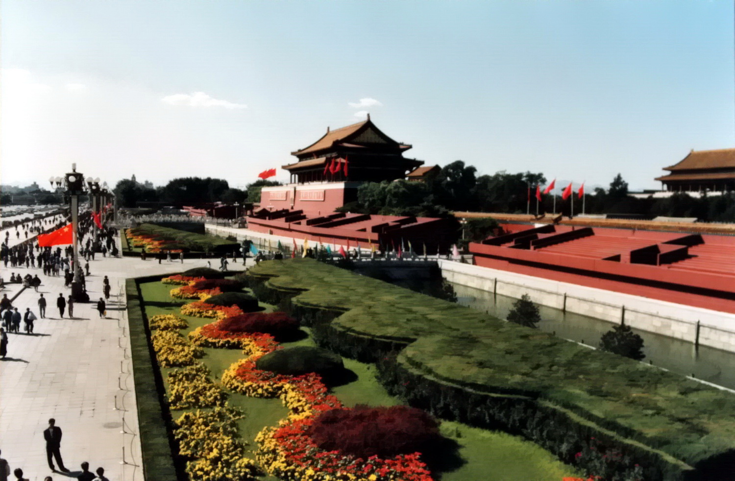 1995年国庆节天安门广场花坛