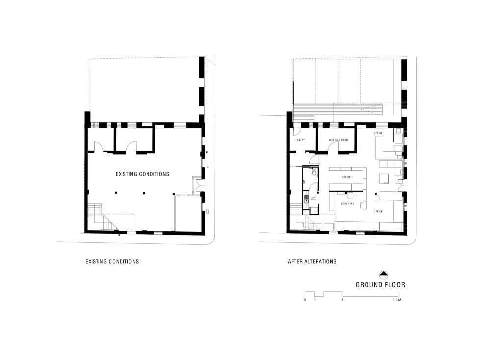 原首层平面图和现首层平面图 gro-建筑工作室第20张图片