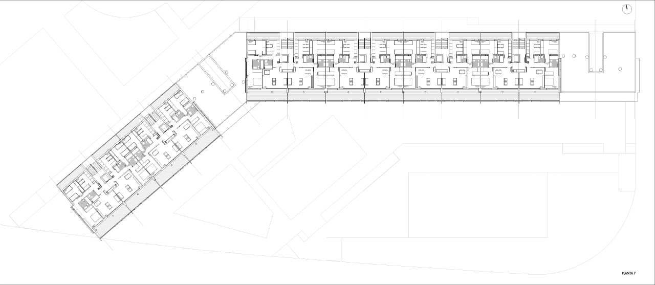 八层平面图 8th floor plan-112公寓楼第11张图片