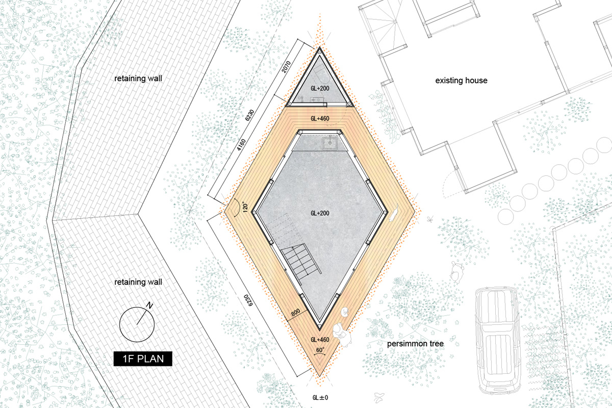 犰狳菱形小屋-居住建筑案例-筑龙建筑设计论坛