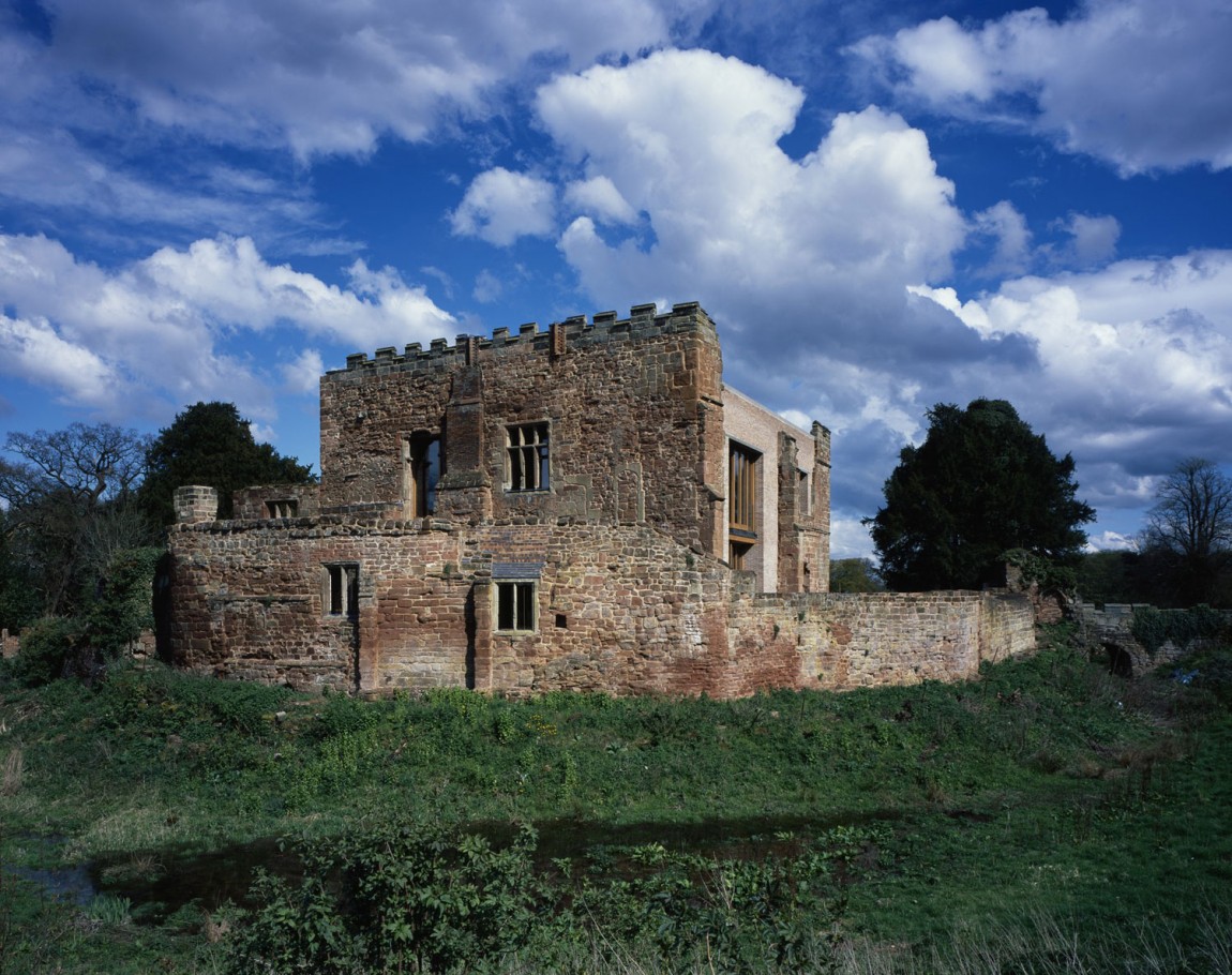 is a remote site with rich historic resonance: a moated castle