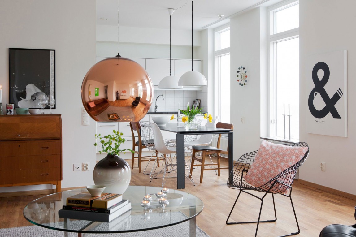 瑞典马尔默现代公寓室内客厅局部-瑞典马尔默现代公寓第4张图片