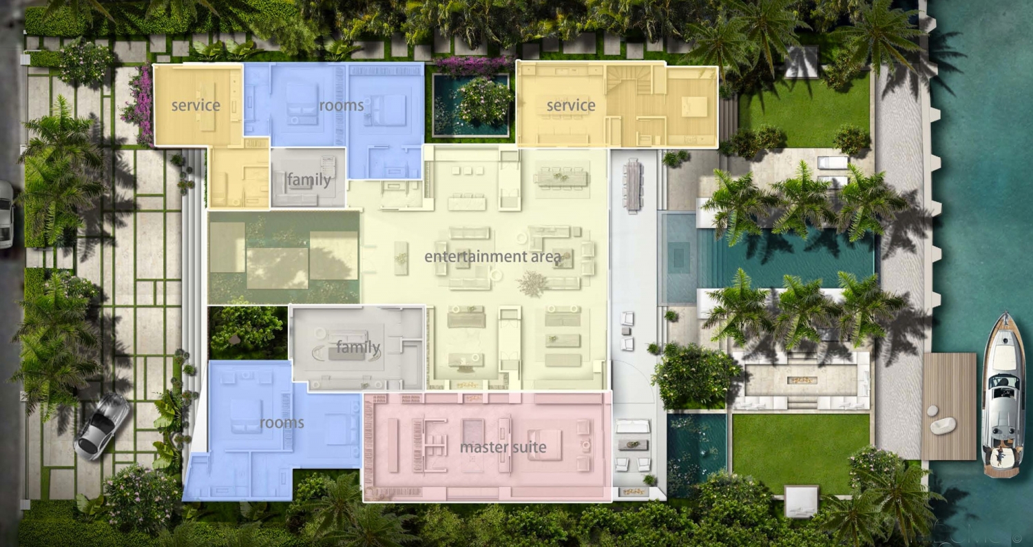 美国港岛别墅分析图 美国港岛别墅外部实景图 美国港岛别墅外部实景图