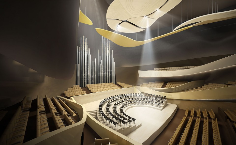 中国爱乐乐团音乐厅效果图-中国爱乐乐团音乐厅第6张图片