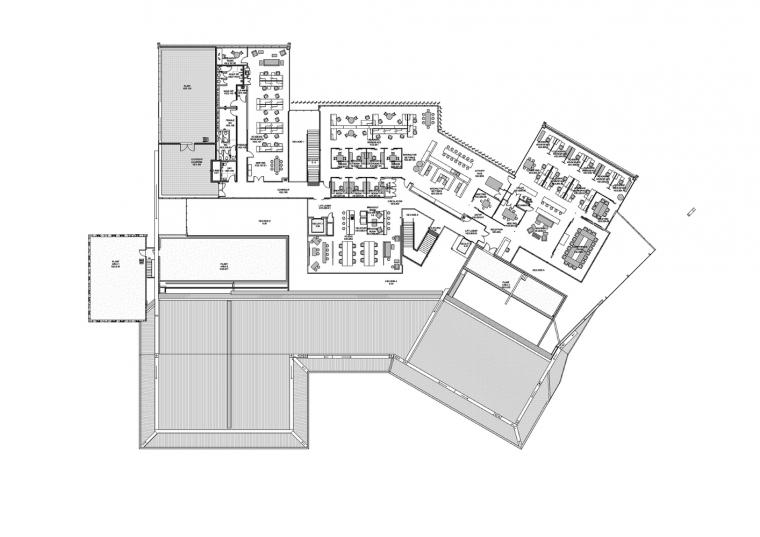 迪肯大学先进设计工程培训中心平面图