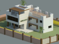 BIM模型-revit模型-小别墅模型