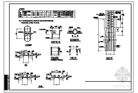 [分享]某桩基础承台大样节点构造资料下载