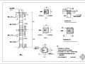 某湿式外包钢法加固柱节点构造详图