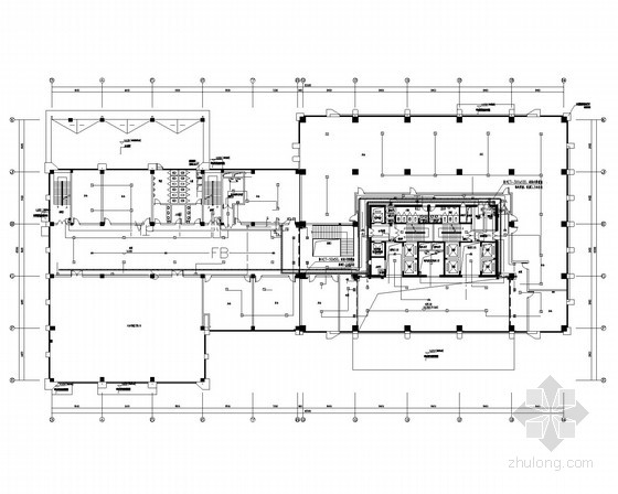 [山东]一类高层办公建筑大厦全套电气施工图纸(地下三层)