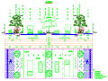 长沙市30m宽城市次干路工程设计图159张CAD（交通排水照明绿化）