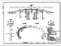 圆弧形人行天桥设计图