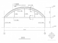 拱形钢屋架厂房结构施工图