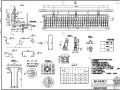 某W28.50m和W24.50m装配式钢筋预应力混凝土空心板梁式桥混凝土墙式护栏及泄水管节点构造详图