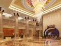 中式风格酒店大堂3d模型下载