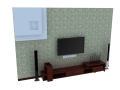 电视背景墙3D模型下载