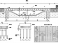 [福建]跨排洪渠栈桥结构设计图（中铁）