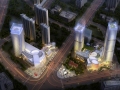 [江苏]超高层现代风格复合型城市综合体建筑设计方案文本（含两套方案）