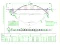 净跨460m钢管砼中承式悬链线拱特大桥施工设计图（CAD，129张）