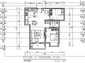 80平米混搭风格二居室住宅设计施工图（附效果图）
